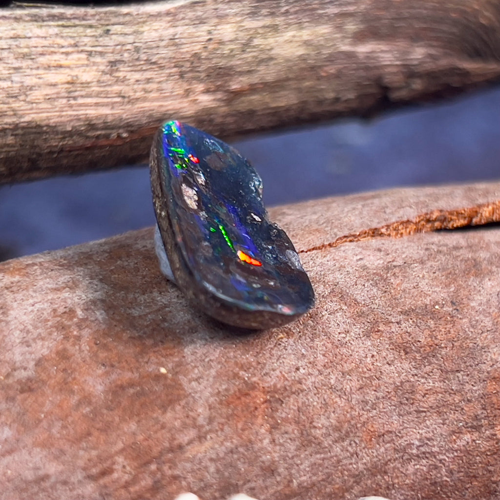 5.55ct Boulder Opal rectangular - Masterpiece Jewellery Opal & Gems Sydney Australia | Online Shop