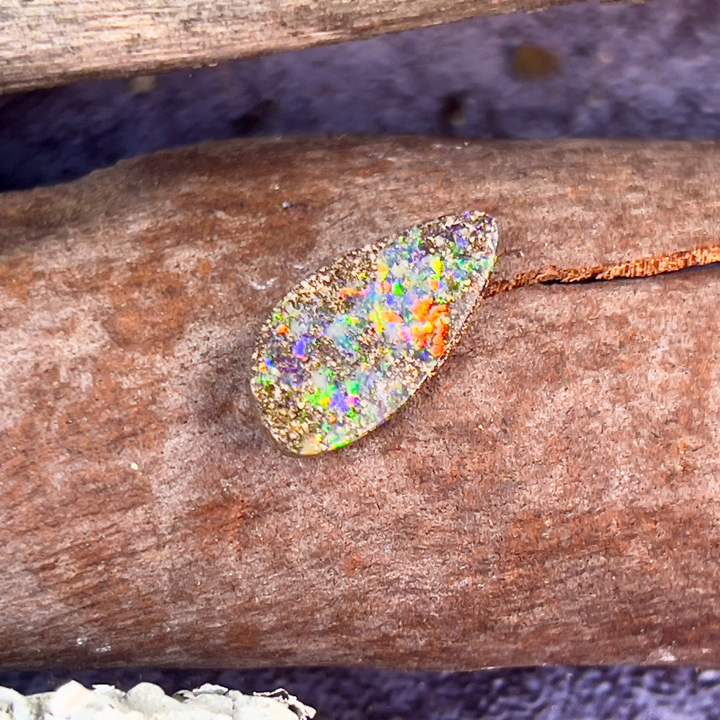 5.36ct Loose Boulder Opal pearshape - Masterpiece Jewellery Opal & Gems Sydney Australia | Online Shop
