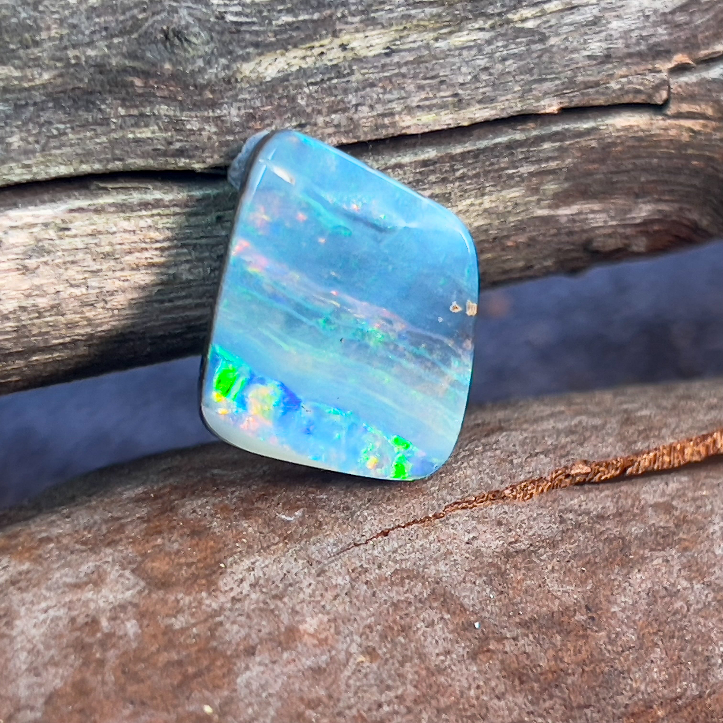 12.84ct Loose Boulder Opal light blue green pink - Masterpiece Jewellery Opal & Gems Sydney Australia | Online Shop