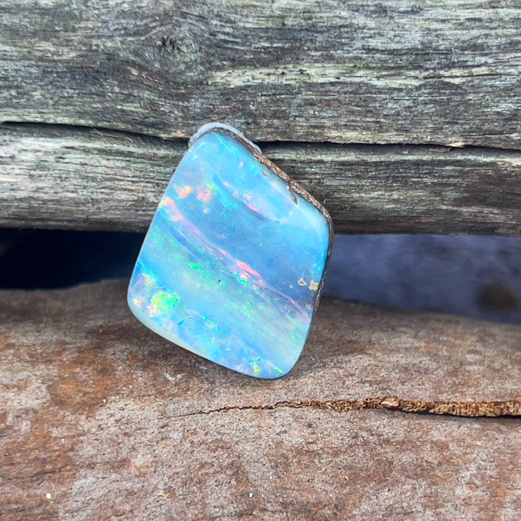 12.84ct Loose Boulder Opal light blue green pink - Masterpiece Jewellery Opal & Gems Sydney Australia | Online Shop