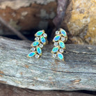 18kt Yellow gold Marquise 6x3mm and diamond earrings - Masterpiece Jewellery Opal & Gems Sydney Australia | Online Shop