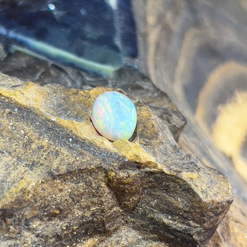 One Oval Light Opal 1.25ct - Masterpiece Jewellery Opal & Gems Sydney Australia | Online Shop