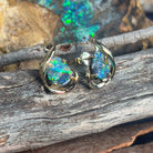 9kt Pair of Gold Boulder Opal 3.79ct earrings - Masterpiece Jewellery Opal & Gems Sydney Australia | Online Shop