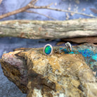 Pair of Sterling Silver Oval cluster Opal studs - Masterpiece Jewellery Opal & Gems Sydney Australia | Online Shop