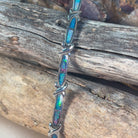 Sterling Silver Opal inlay bracelet - Masterpiece Jewellery Opal & Gems Sydney Australia | Online Shop
