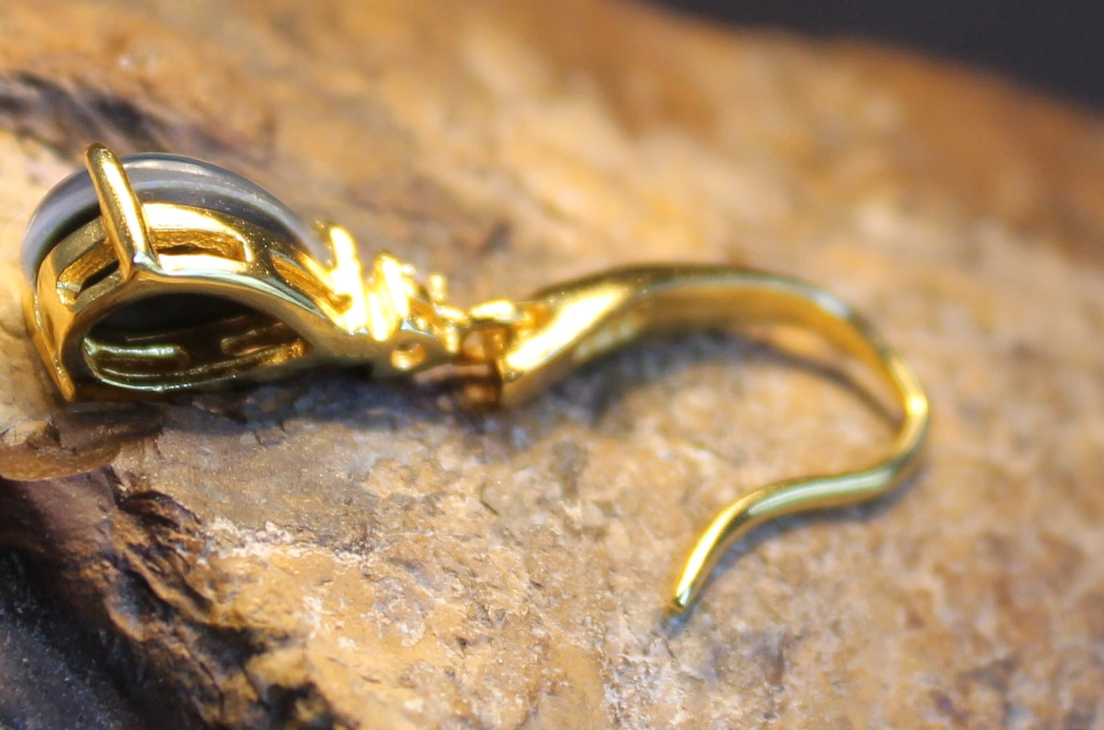 Silver Gold Plated Opal triplet earrings - Masterpiece Jewellery Opal & Gems Sydney Australia | Online Shop