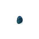 Australian opal doublet 0.78ct freeform, red and green pinfire, on a white background