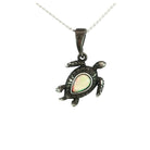 7 x 5mm pear-shaped Australian crystal opal pendant in sterling silver