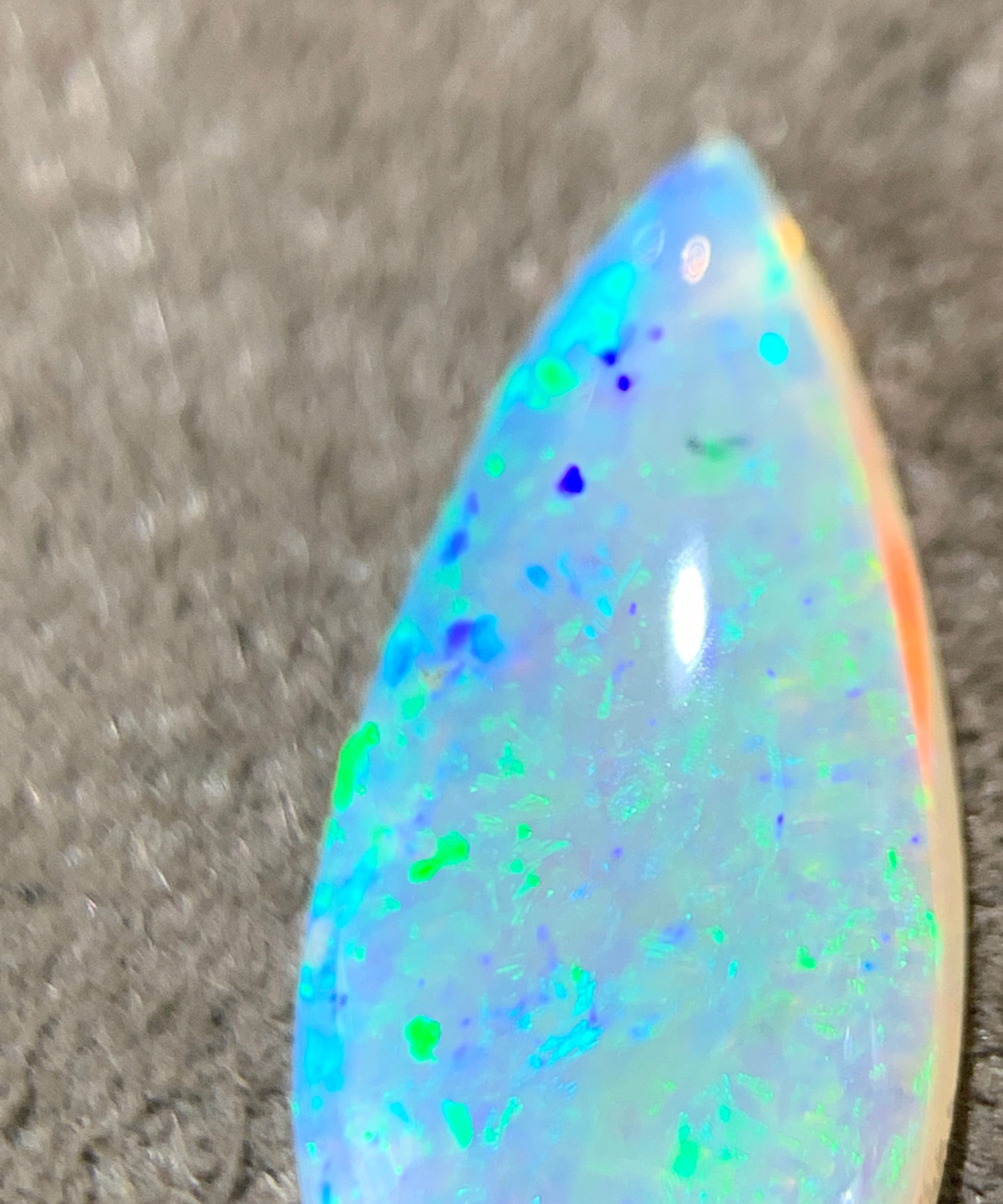 Pearshape Crystal Opal 1.6ct - Masterpiece Jewellery Opal & Gems Sydney Australia | Online Shop