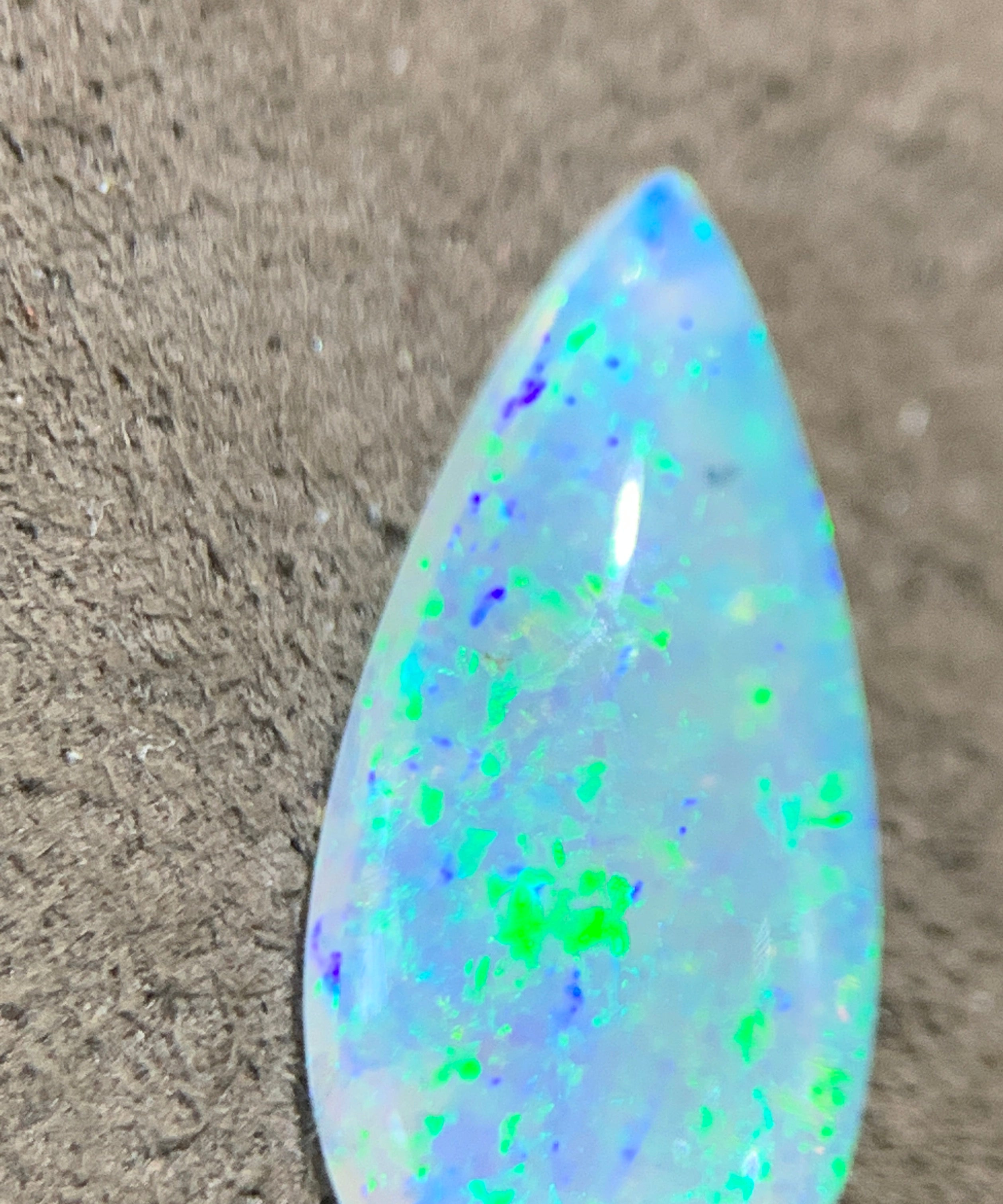 Pearshape Crystal Opal 1.6ct - Masterpiece Jewellery Opal & Gems Sydney Australia | Online Shop