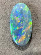 Oval Black Opal 1.86ct - Masterpiece Jewellery Opal & Gems Sydney Australia | Online Shop