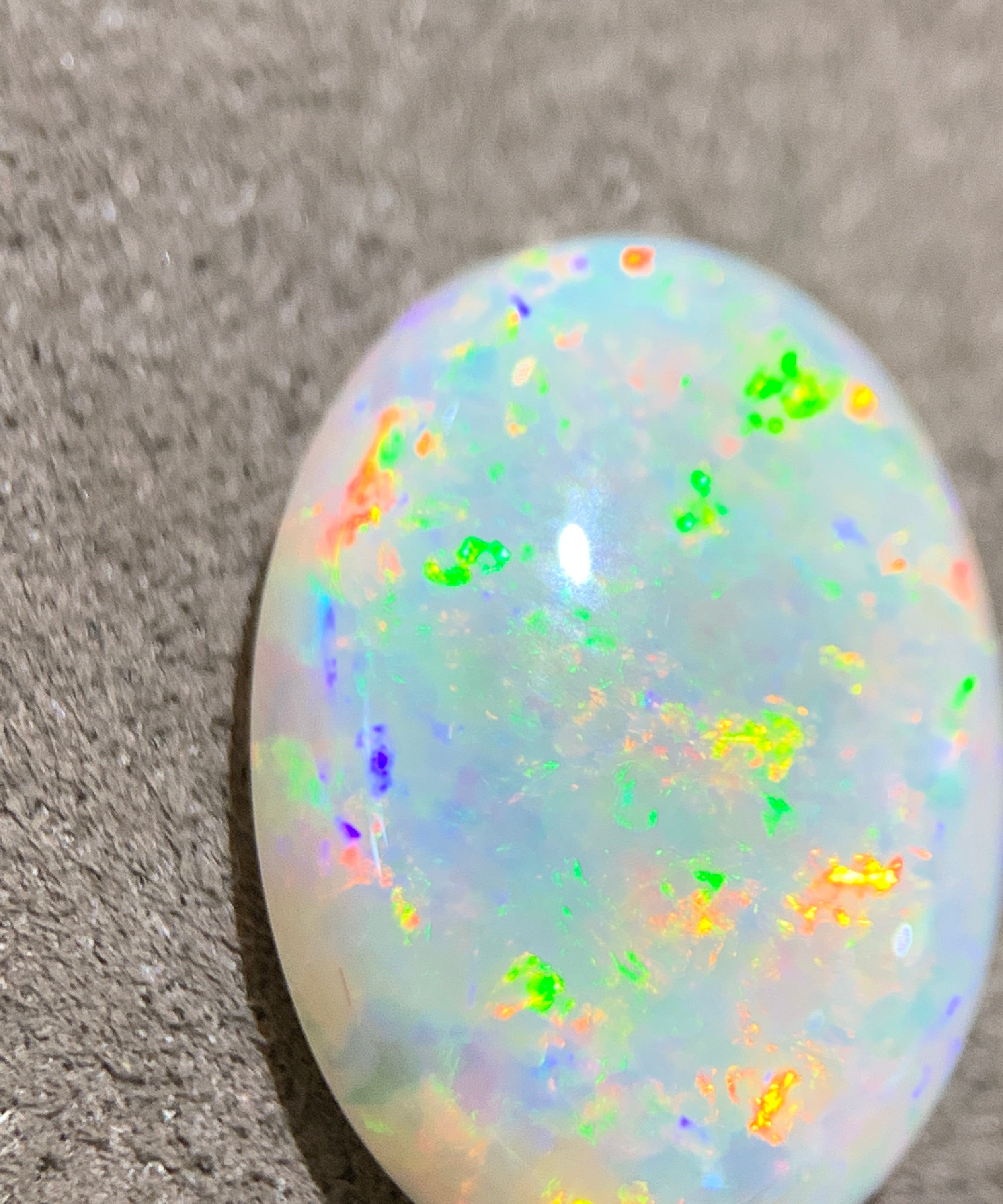 One Dark Fire Opal 9.03ct - Masterpiece Jewellery Opal & Gems Sydney Australia | Online Shop