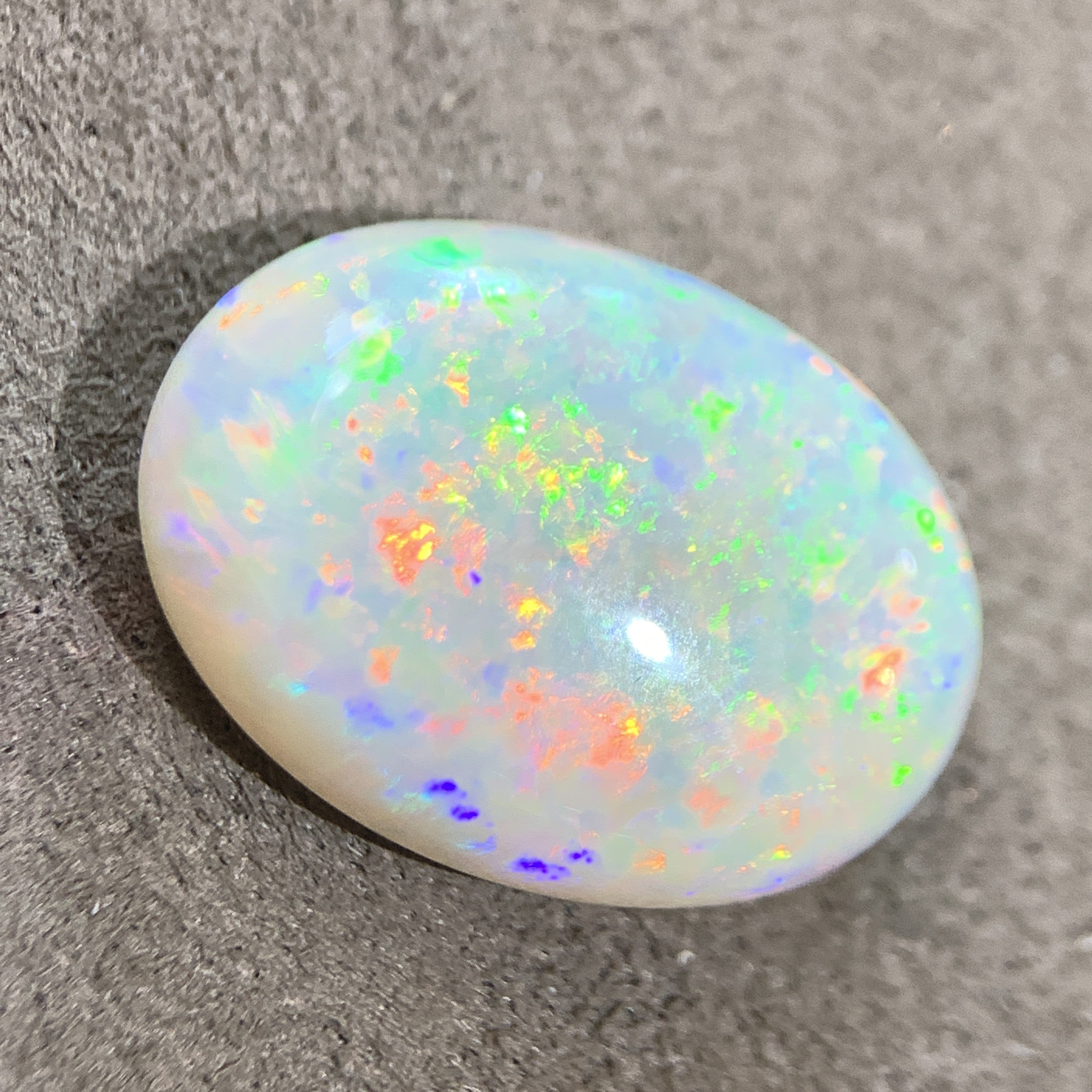 One Dark Fire Opal 9.03ct - Masterpiece Jewellery Opal & Gems Sydney Australia | Online Shop