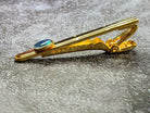 Gold Plated Tie Bar with Opal - Masterpiece Jewellery Opal & Gems Sydney Australia | Online Shop