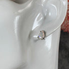 Sterling Silver Pear shape Opal 9x6mm studs - Masterpiece Jewellery Opal & Gems Sydney Australia | Online Shop