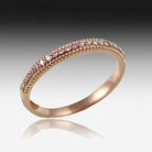 18kt Rose Gold Pink Diamond band - Masterpiece Jewellery Opal & Gems Sydney Australia | Online Shop