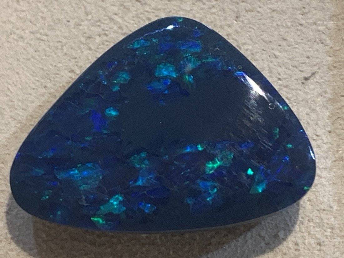 Black Opal 11.3ct - Masterpiece Jewellery Opal & Gems Sydney Australia | Online Shop