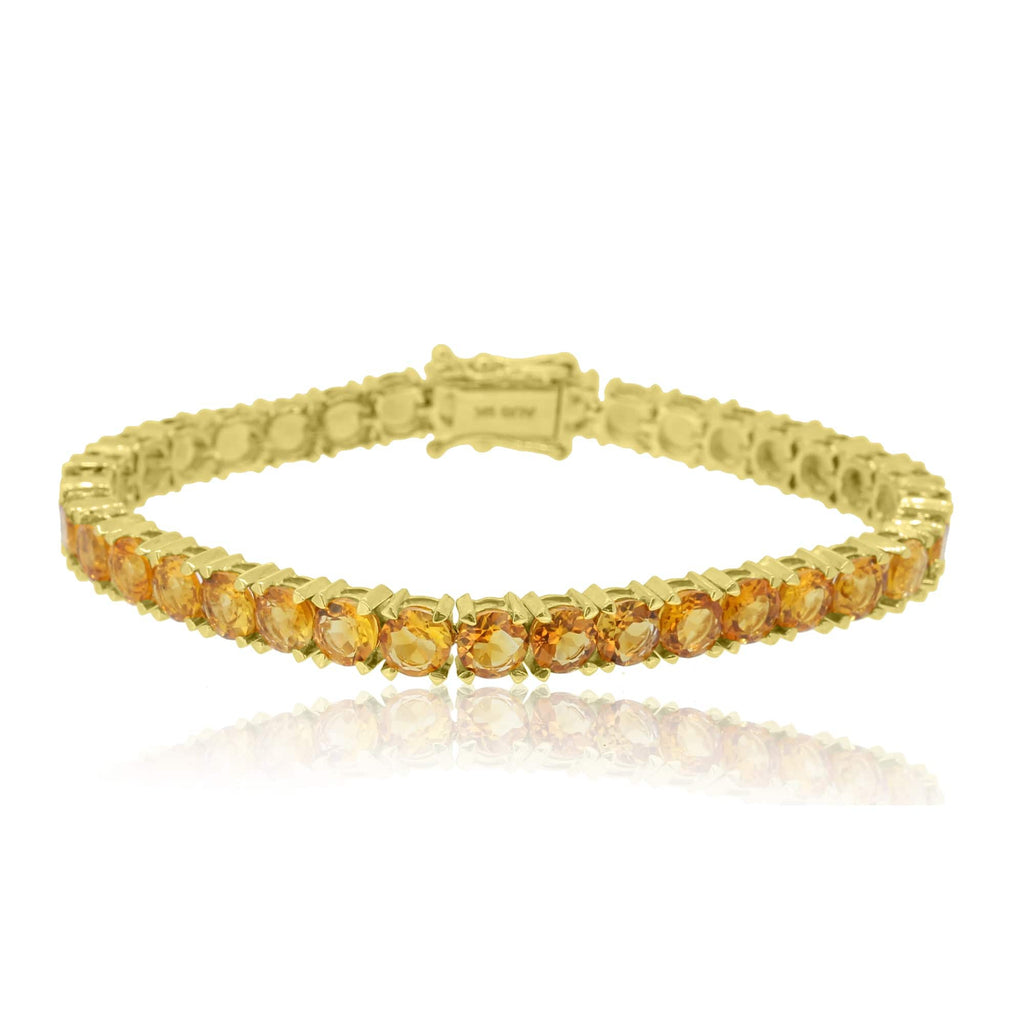 9kt Yellow Gold Citrine Bracelet - Masterpiece Jewellery Opal & Gems Sydney Australia | Online Shop