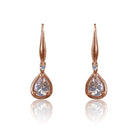 9kt Rose Gold Morganite and Diamond earrings - Masterpiece Jewellery Opal & Gems Sydney Australia | Online Shop