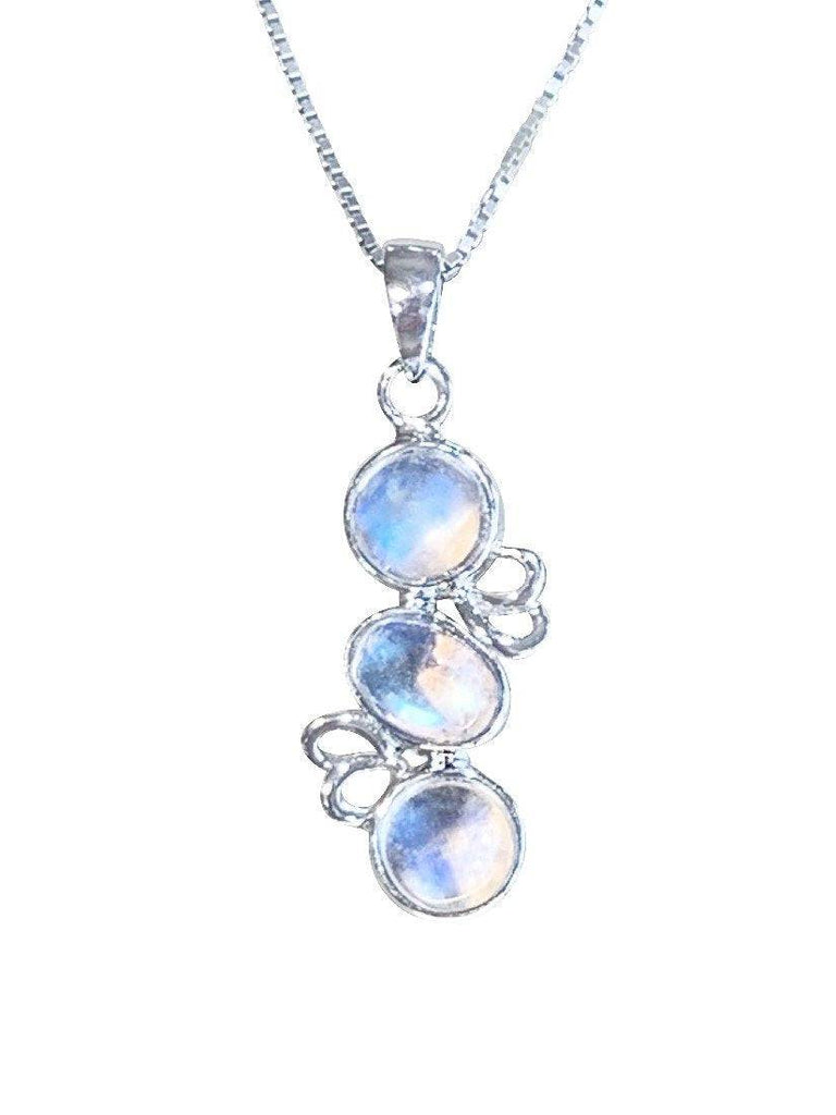 Sterling Silver Moonstone pendant - Masterpiece Jewellery Opal & Gems Sydney Australia | Online Shop