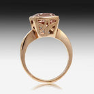 14kt Rose Gold Morganite ring - Masterpiece Jewellery Opal & Gems Sydney Australia | Online Shop