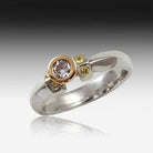 18kt White and Yellow Gold Pink Diamond ring - Masterpiece Jewellery Opal & Gems Sydney Australia | Online Shop