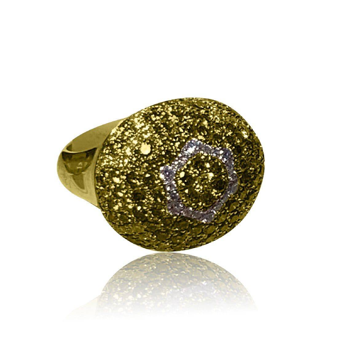 18kt Yellow Gold Diamond ring - Masterpiece Jewellery Opal & Gems Sydney Australia | Online Shop