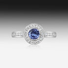 9kt Tanzanite and Diamond ring - Masterpiece Jewellery Opal & Gems Sydney Australia | Online Shop