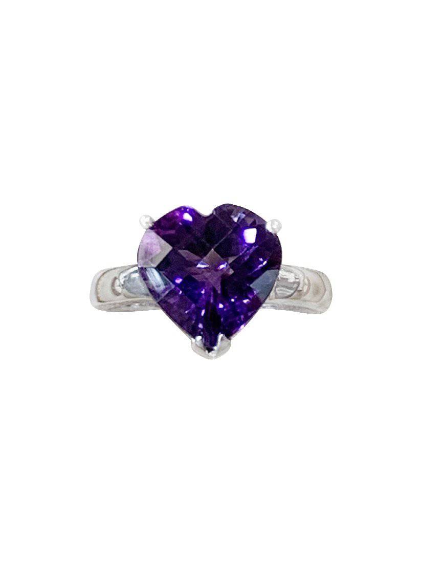 Sterling Silver Amethyst ring - Masterpiece Jewellery Opal & Gems Sydney Australia | Online Shop