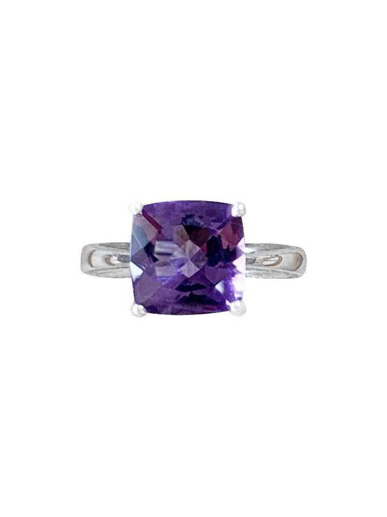 Sterling Silver Amethyst ring - Masterpiece Jewellery Opal & Gems Sydney Australia | Online Shop
