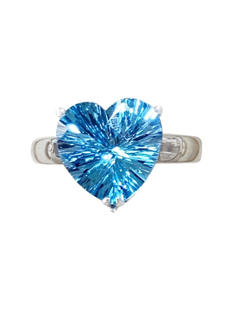 Sterling Silver Blue Topaz ring - Masterpiece Jewellery Opal & Gems Sydney Australia | Online Shop