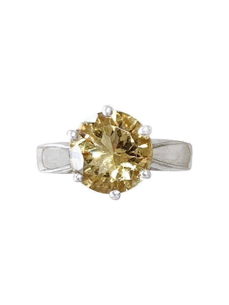Sterling Silver Citrine ring - Masterpiece Jewellery Opal & Gems Sydney Australia | Online Shop