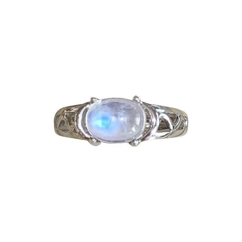 Sterling Silver Moonstone ring - Masterpiece Jewellery Opal & Gems Sydney Australia | Online Shop