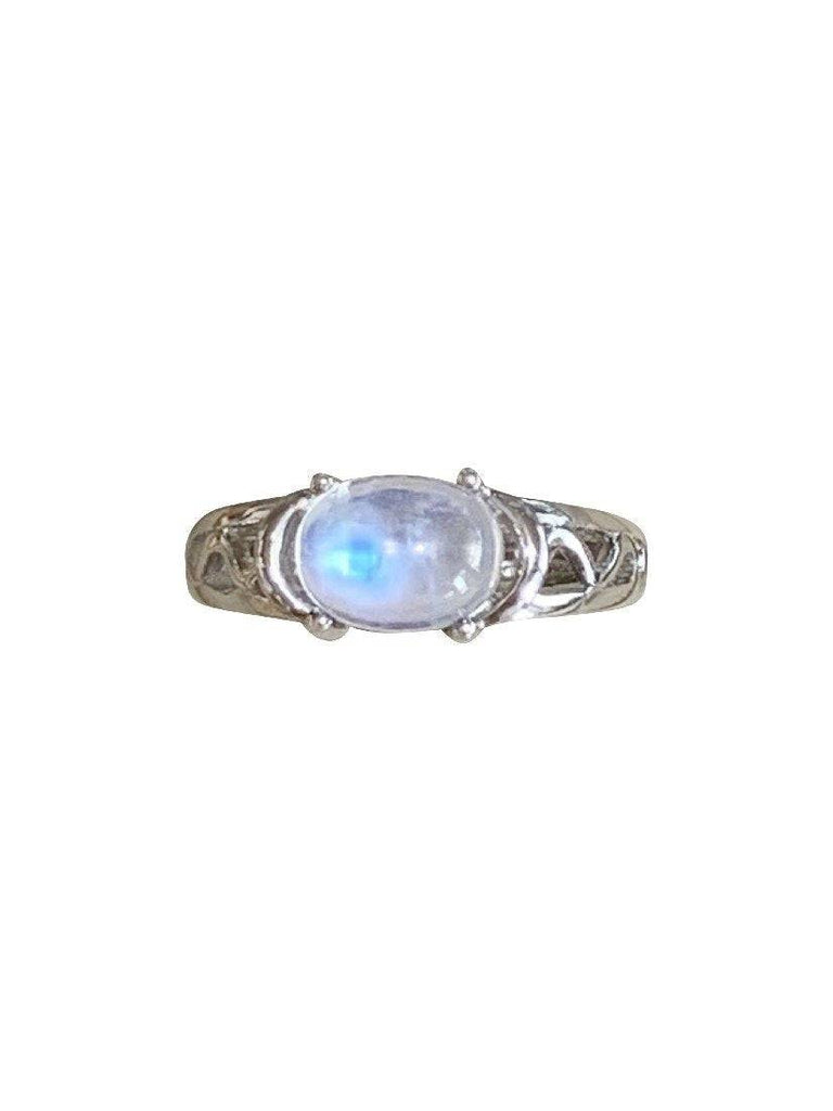Sterling Silver Moonstone ring - Masterpiece Jewellery Opal & Gems Sydney Australia | Online Shop