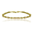 14kt Yellow Gold Opal and Diamond bracelet - Masterpiece Jewellery Opal & Gems Sydney Australia | Online Shop