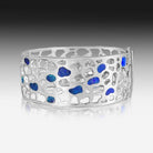Sterling Silver Opal Bangle - Masterpiece Jewellery Opal & Gems Sydney Australia | Online Shop