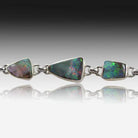 Sterling Silver Opal bracelet - Masterpiece Jewellery Opal & Gems Sydney Australia | Online Shop