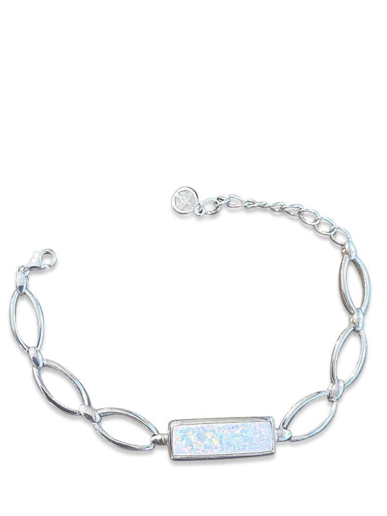 Opal bracelet sterling silver hotsell
