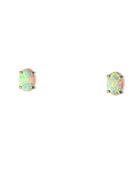 18kt Yellow Gold Crystal Opal Earrings - Masterpiece Jewellery Opal & Gems Sydney Australia | Online Shop
