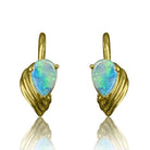 18kt Yellow Gold Opal earrings - Masterpiece Jewellery Opal & Gems Sydney Australia | Online Shop