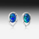 STERLING SILVER OPAL EARRINGS - Masterpiece Jewellery Opal & Gems Sydney Australia | Online Shop