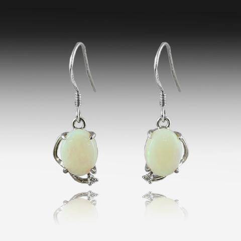 STERLING SILVER OPAL EARRINGS - Masterpiece Jewellery Opal & Gems Sydney Australia | Online Shop