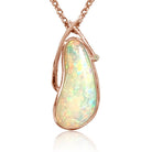 14kt Rose Gold Opal pendant - Masterpiece Jewellery Opal & Gems Sydney Australia | Online Shop