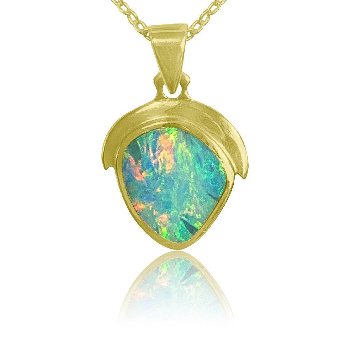 18k Pendant with Opal - Masterpiece Jewellery Opal & Gems Sydney Australia | Online Shop
