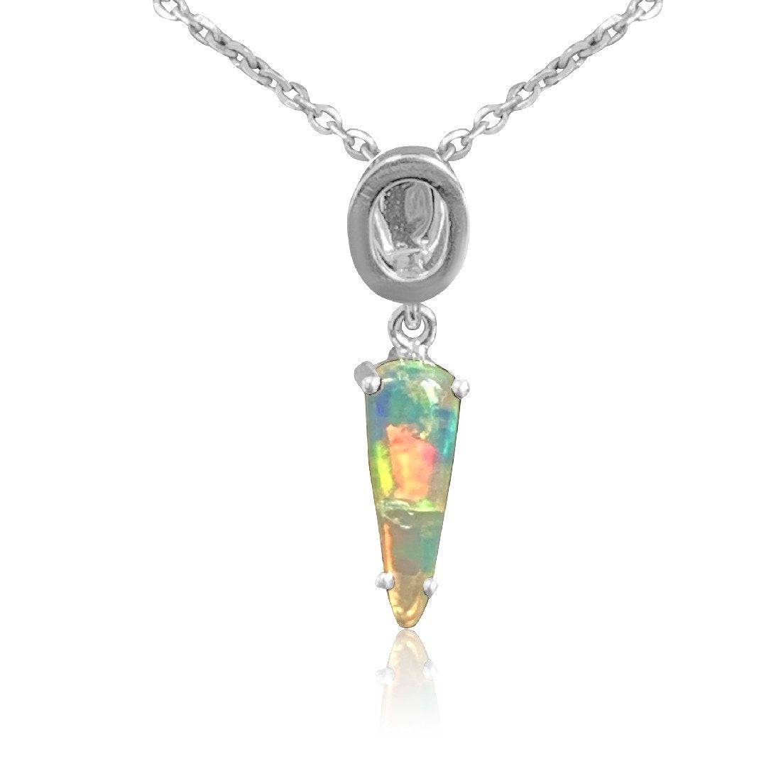 18kt Black Crystal Opal pendant - Masterpiece Jewellery Opal & Gems Sydney Australia | Online Shop