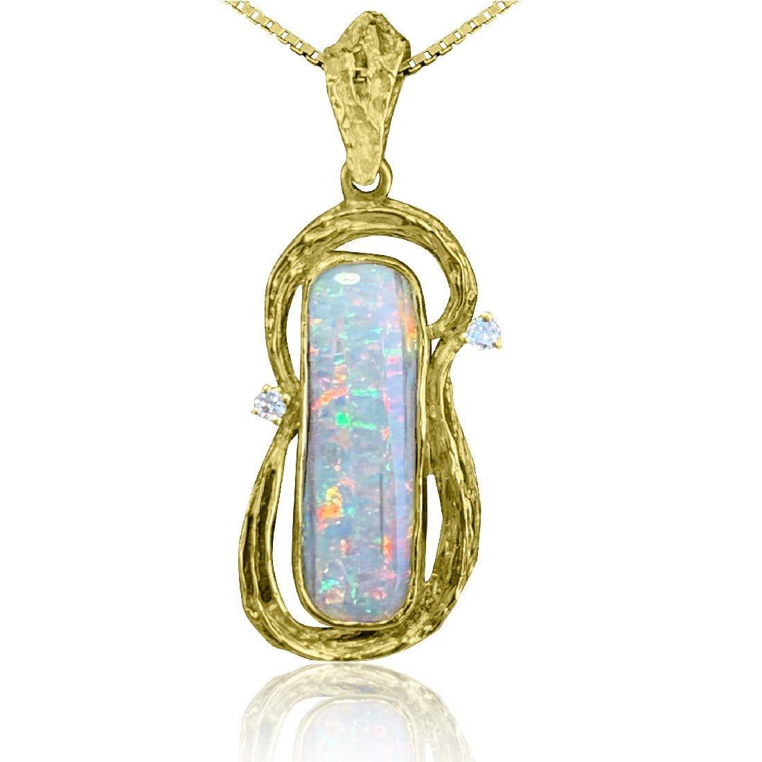 18kt Boulder Opal pendant - Masterpiece Jewellery Opal & Gems Sydney Australia | Online Shop