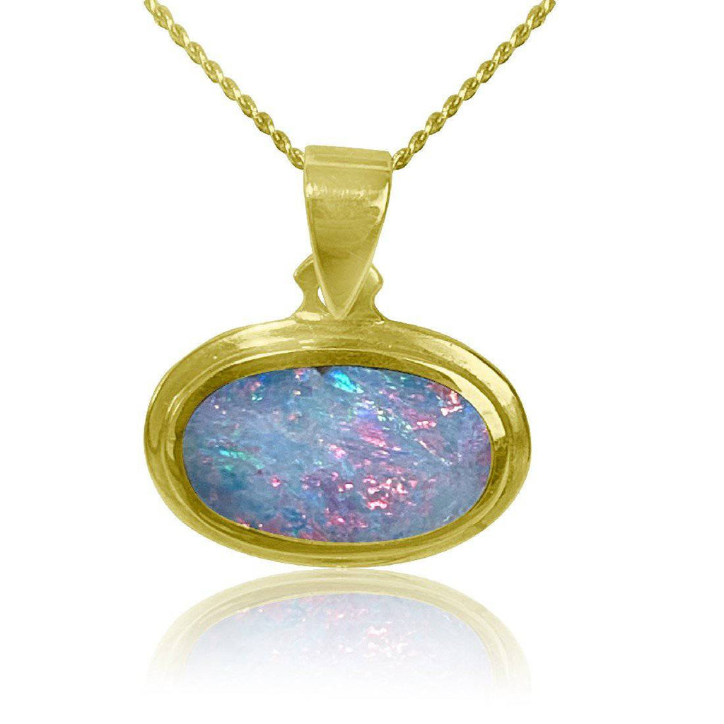 18kt Gold Opal pendant - Masterpiece Jewellery Opal & Gems Sydney Australia | Online Shop