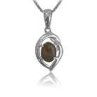18kt White Gold Black Opal pendant - Masterpiece Jewellery Opal & Gems Sydney Australia | Online Shop