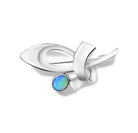 Sterling Silver Black Opal brooch - Masterpiece Jewellery Opal & Gems Sydney Australia | Online Shop