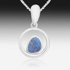 Silver Opal pendant - Masterpiece Jewellery Opal & Gems Sydney Australia | Online Shop
